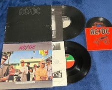 Usado, 1976, 1980, 1981 OG AC/DC Vinyl Album Lot: Back in Black, Snowballed Dirty Deeds comprar usado  Enviando para Brazil