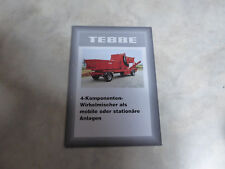 Prospekt tebbe wirbelmischer gebraucht kaufen  Weinheim