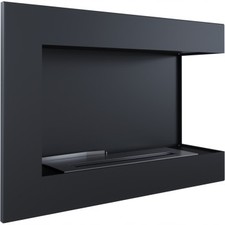 F1 Kratki Biokominek DELTA/P/700 TUV Narożnik prawy 70cm Czarny Kominek ekologiczny na sprzedaż  PL