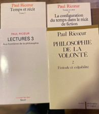 Paul ricoeur temps d'occasion  Mornac-sur-Seudre
