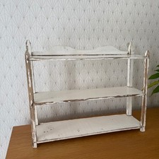 Prateleira de madeira branca vintage francesa fazenda gasto pátina 0407256 comprar usado  Enviando para Brazil