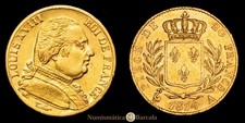 Farncia - Luis XVIII. 20 Francs. (6,43 g.). París-A. 1814. PR-525. EBC-. comprar usado  Enviando para Brazil