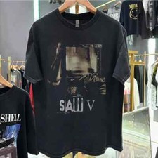 Camiseta Saw Movie, Saw Graphic estilo retrô preta unissex reimpressão comprar usado  Enviando para Brazil