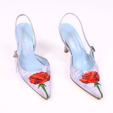 Beverly Feldman x Russell Bromley Czółenka Slingback Kitten Obcasy Rozmiar EU 36 / US 6 na sprzedaż  PL