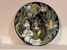 Piatto maiolica liberty usato  Torino