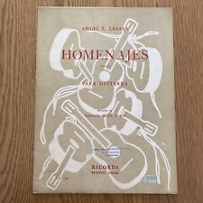 Homenajes sheet music for sale  BURY ST. EDMUNDS