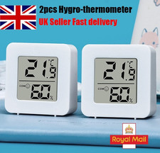 2 peças termômetro digital higrômetro temperatura monitor de umidade sensor interno, usado comprar usado  Enviando para Brazil