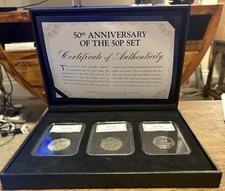 50th anniversary 50p for sale  LOOE