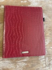 Planejador semanal Day Runner capa de couro macio sucata caderno suporte para cartão comprar usado  Enviando para Brazil