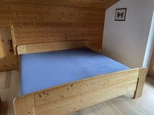 Doppelbett holz 200x200m gebraucht kaufen  Unterwössen