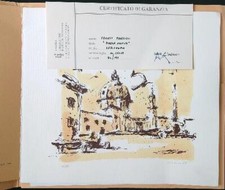 Franco marzilli serigrafia usato  Italia