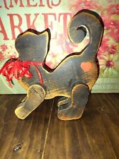 Vtg. wooden cat for sale  Highland