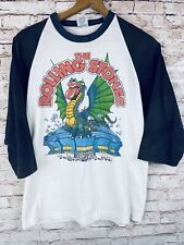 Camiseta de beisebol vintage 1981 Rolling Stones Tour 50/50 Vogal banda GG LEIA, usado comprar usado  Enviando para Brazil