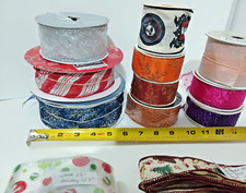 Lot wired ribbon for sale  Gary