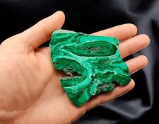 Malachite slab slice for sale  SLEAFORD