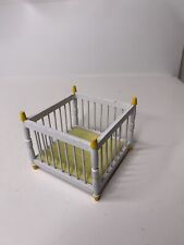 Berço quarto de bebê casa de bonecas berço miniatura pintado de branco FALHA comprar usado  Enviando para Brazil