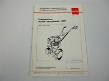 Agria 1000 motorhacke gebraucht kaufen  Merseburg