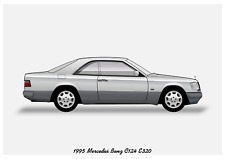 Poster mercedes e320 for sale  SWINDON