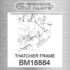 Bm18884 thatcher frame for sale  Pompano Beach