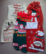Christmas stockings sacks for sale  BARNET