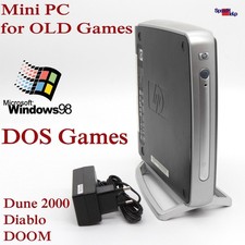 HP MINI-COMPUTER PC WINDOWS 98 SE GAMES SSD RS232 PARALLEL DUNE 2000 DOOM DIABLO comprar usado  Enviando para Brazil