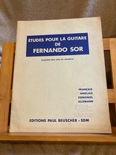 Etudes guitare fernando d'occasion  Rennes