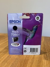 Epson t0801 black for sale  ADDLESTONE