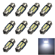 10x Lâmpada de festa branca AUTO 28MM cúpula luz sem erro 12 3014 SMD LED 27mm Z287 comprar usado  Enviando para Brazil