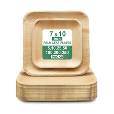 Palm leaf plates for sale  HARROW