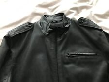 Mans black leather for sale  UK