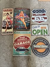 Blechschilder retro pinup gebraucht kaufen  Zandt