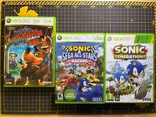Lote 3 Sonic Generations Sega All-Stars Racing Banjo Kazooie Xbox 360 LEIA comprar usado  Enviando para Brazil