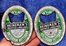 Abridores de garrafa de lata Heineken X 2 - Utensílios de bar vintage / colecionável promocional comprar usado  Enviando para Brazil