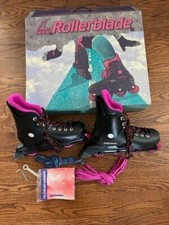 Skate em linha Zetrablade feminino adulto fitness, tamanho 9, magenta e preto comprar usado  Enviando para Brazil