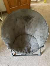 Gray saucer chair for sale  Powell