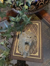 Decoração de parede gótica rosto de leão resina - arte decorativa escultura comprar usado  Enviando para Brazil