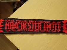 Manchester united scarf for sale  ANNAN