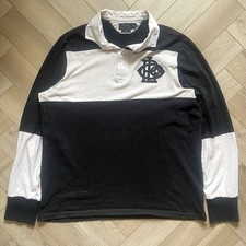 Camisa polo de rugby Ralph Lauren preta e branca ajuste personalizado comprar usado  Enviando para Brazil