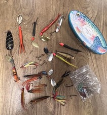 Fishing lures spinners for sale  STONE