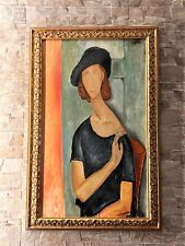 Quadro modigliani jeanne usato  Roma