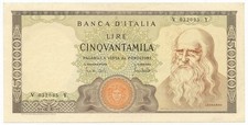 50000 lire leonardo usato  Pignataro Maggiore