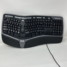 Microsoft KU-0462 teclado ergonômico preto natural com fio 4000 v1.0 6102 SEM RISER comprar usado  Enviando para Brazil