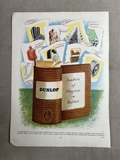 Dunlop rubber 1951 for sale  LEAMINGTON SPA