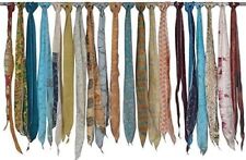 50 peças cinto de seda indiano vintage e faixas envoltório de cabeça pescoço patchwork cachecol envoltório comprar usado  Enviando para Brazil