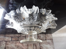 Jugendstil pressglas fußschal gebraucht kaufen  Barmstedt
