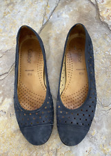 Sapatos femininos Gabor Hovercraft sem salto EUA 6.5 camurça recorte azul escuro em excelente estado usado comprar usado  Enviando para Brazil