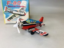 Y6045 BRINQUEDO DE LATA F-80 avião de hélice giratória Japão antigo vintage comprar usado  Enviando para Brazil