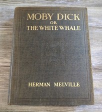 Usado, Moby Dick Or The White Whale by Herman Melville Illustrated Edition 1923 HC G comprar usado  Enviando para Brazil