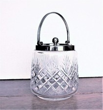 Glass biscuit barrel for sale  NORTHAMPTON