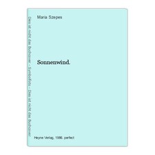 Sonnenwind szepes maria gebraucht kaufen  Buttenwiesen
